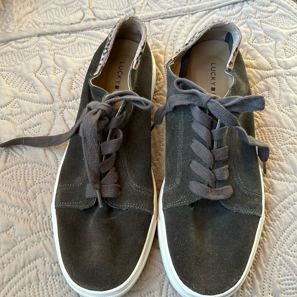 Lucky Brand suede sneakers